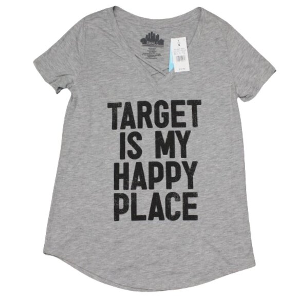 "TARGET IS MY HAPPY PLACE" Graphic Tee Size Small - Picture 1 of 4